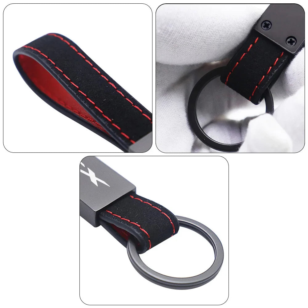 PCX Motorcycle Keychain | Leather Key Ring for Honda PCX125 PCX150 PCX160