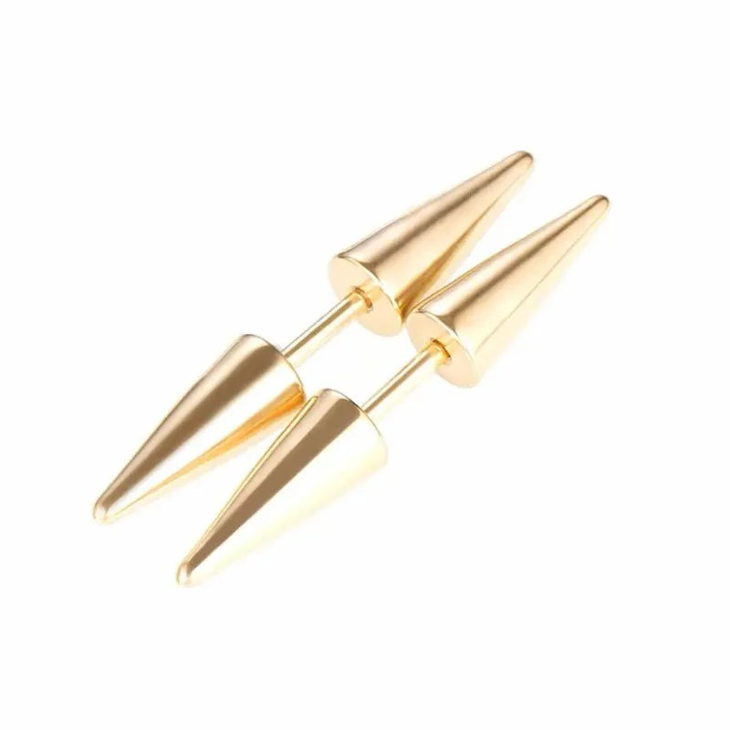 1Pair Fashion 316L Stainless Steel Spike Stud Earrings for Women Men, Classic Cartilage Tragus Helix Earring Piercing Jewelry