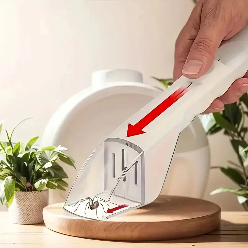 Handheld Insect Trap with Release Mechanism | Reusable Bug Catcher for Bees Spiders Crawlers Indoor Kitchen Cabinet Outdoor Garden