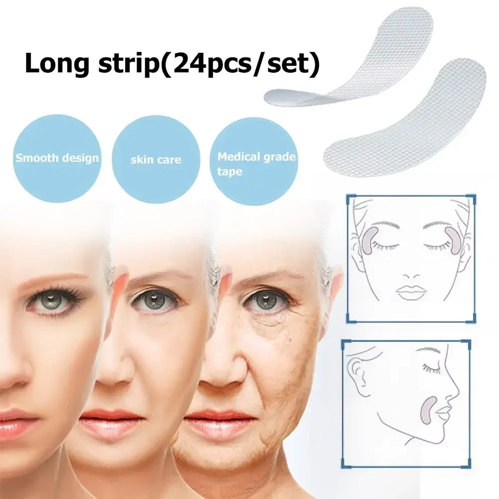 Facial Anti Wrinkle Tape Pads | V-Shape Face Lift and Skin Care Set