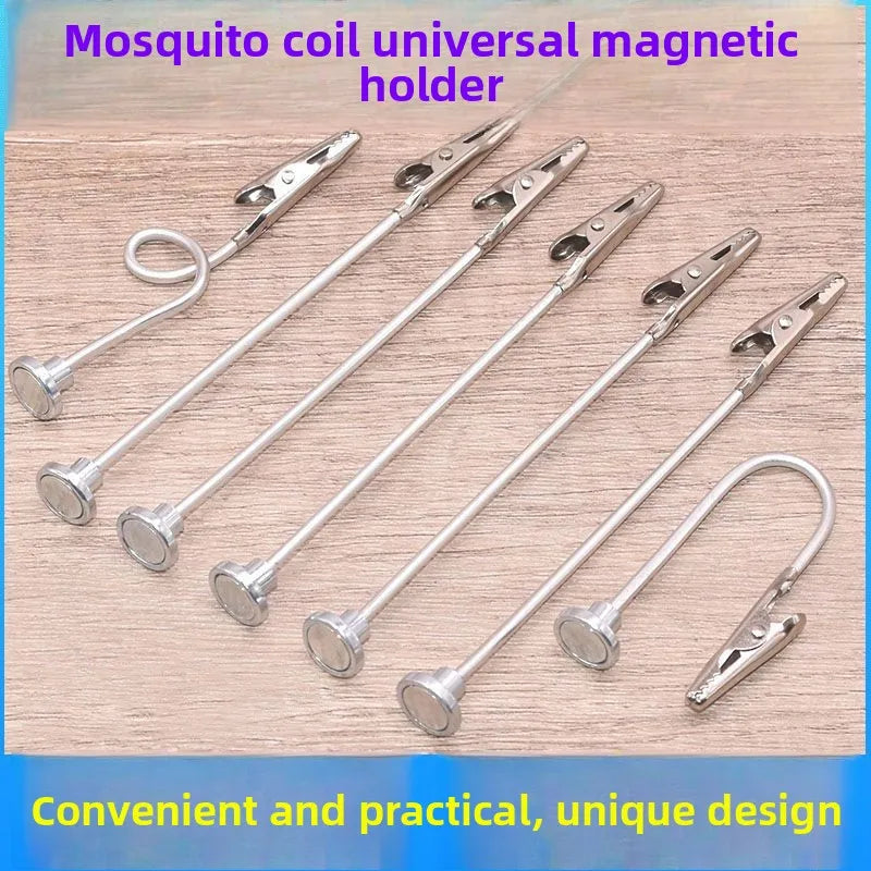Magnetic Mosquito Coil Clip | Universal Magnetic Suction Holder for Camping and Home
