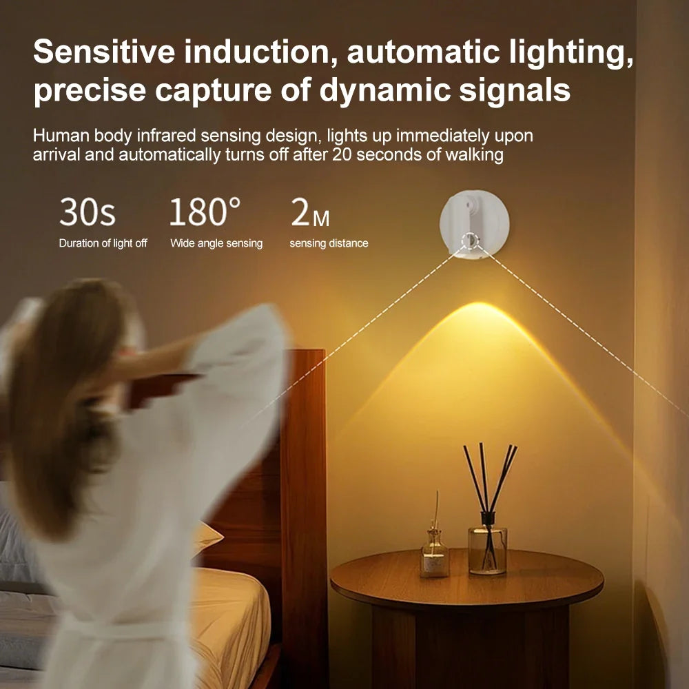 Magnetic USB Rechargeable LED Wall Light | Dimmable Touch Switch Reading Lamp