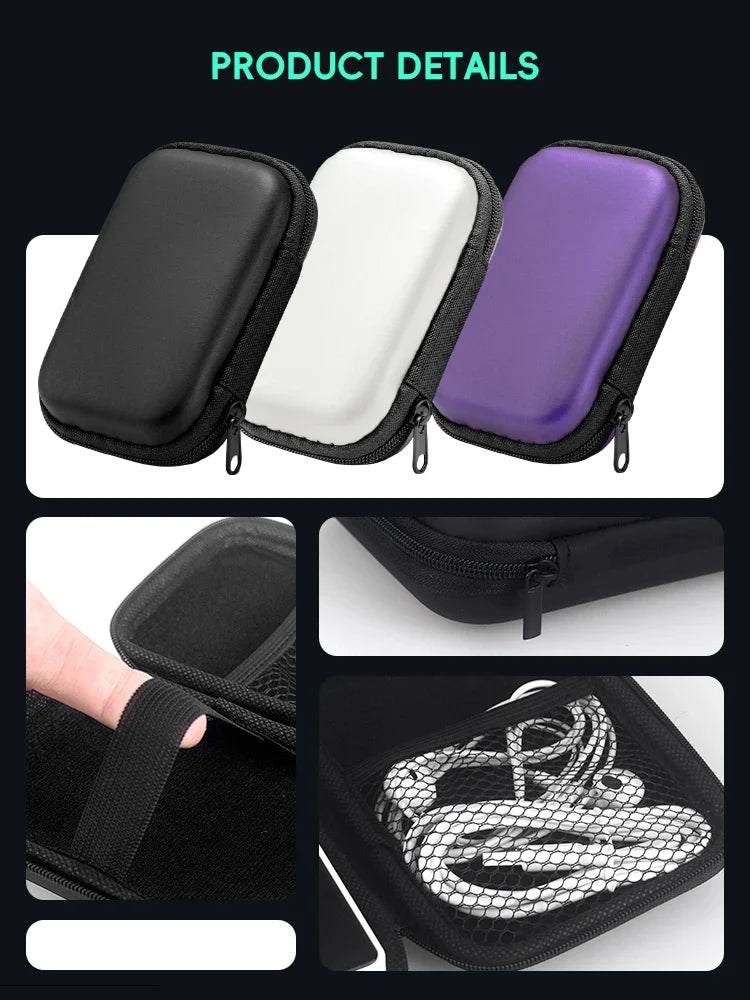 Hard Case for RG35XX Plus / Miyoo Mini Plus / R36S / R35S | Anti-Shock Portable Gaming Carrying Pouch