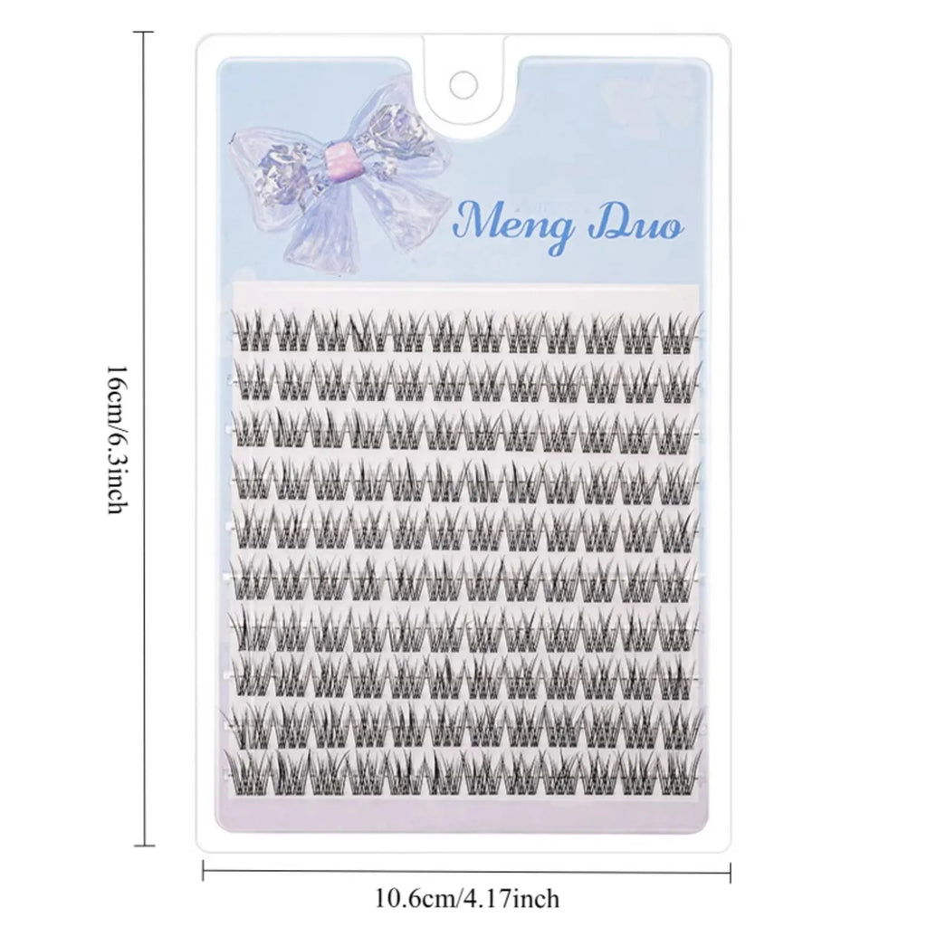 1/Box 120 Bundles Mink False Eyelashes Natural Russian 3D Lashes Individual Eyelash Extension Cluster Makeup Tool Lash