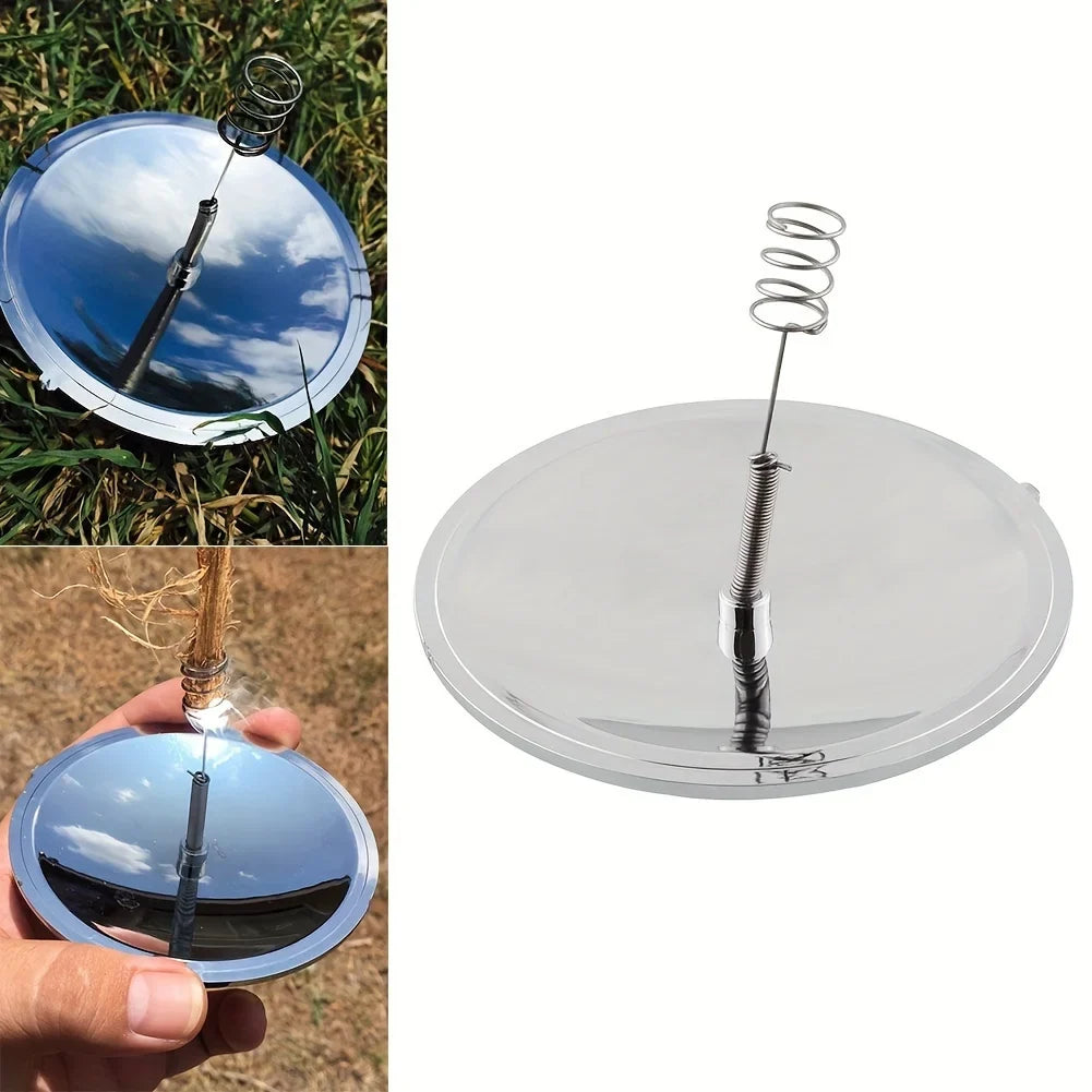 Solar-Powered Outdoor Lighter | Windproof Camping & Survival Fire Starter