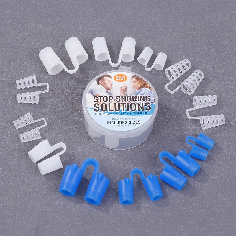 4/8Pcs Anti-Snoring Nasal Strips Starter Kit | Nasal Breathing Dilators for Better Sleep and Sports