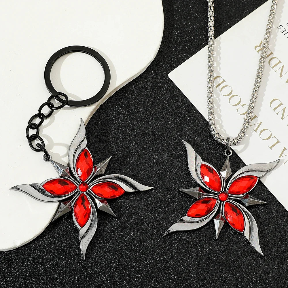 Arlecchino Gem Necklace | Cosplay Jewelry Gift for Fans