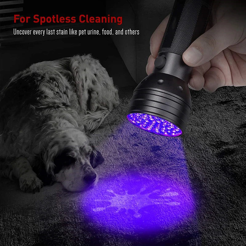 UV Flashlight 395nm | Black Light Detector for Pet Urine and Stains