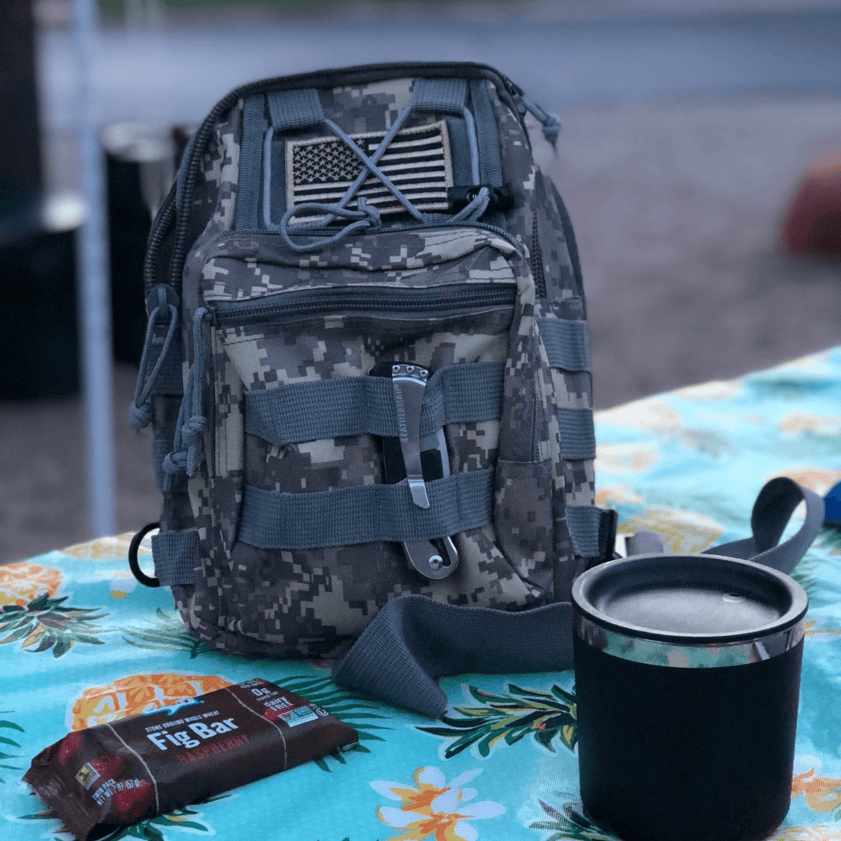 JupiterGear Tactical Military Sling Backpack Shoulder Bag Molle Outdoor Daypack Backpack with Adjustable Strap