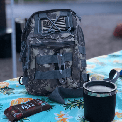 JupiterGear Tactical Military Sling Backpack Shoulder Bag Molle Outdoor Daypack Backpack with Adjustable Strap