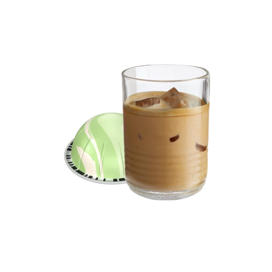 Nespresso Pistachio Vanilla Double Espresso Coffee Pods – (10 or 20 Count), Flavored Capsules Compatible with Nespresso Machines
