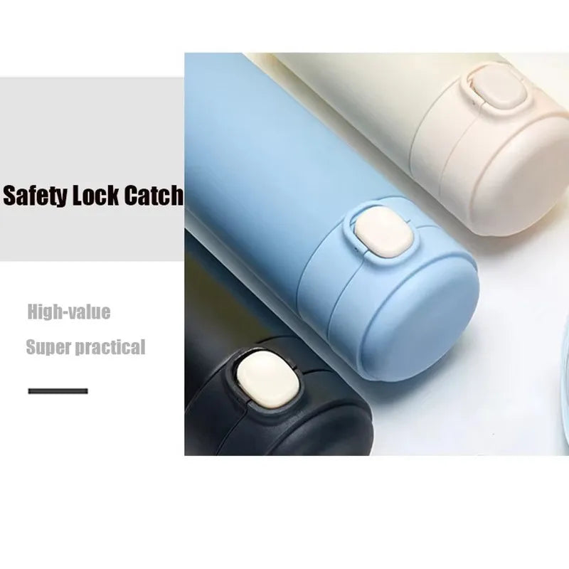 420ml Stainless Steel Vacuum Water Bottle | Leak Proof Thermos with Bounce Cap