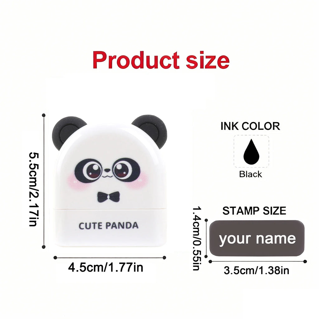 Personalized Animal Name Stamp | Custom Waterproof Clothing Label for Kids