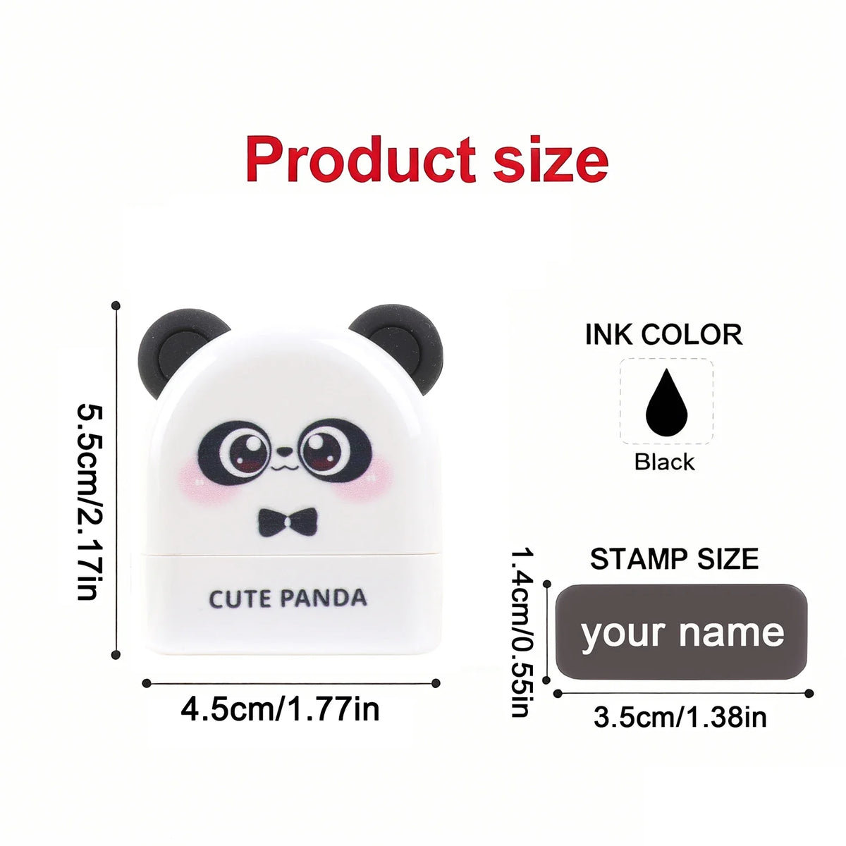 Personalized Animal Name Stamp | Custom Waterproof Clothing Label for Kids