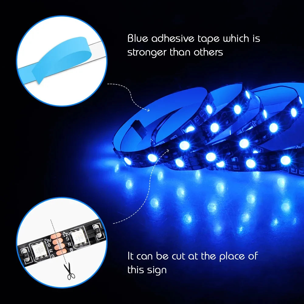 RGB Gaming LED Strip Light 1 to 2/3 Splitter Kit | For 12V Aura Sync Motherboard