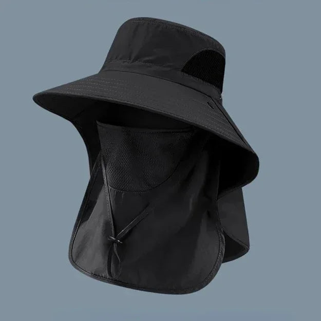 All-Season Outdoor Sun Hat | UV Protection Fishing Cap with Neck Flap