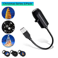 Halloween LED Projection Night Light | Pumpkin Moon Ceiling Lamp with USB