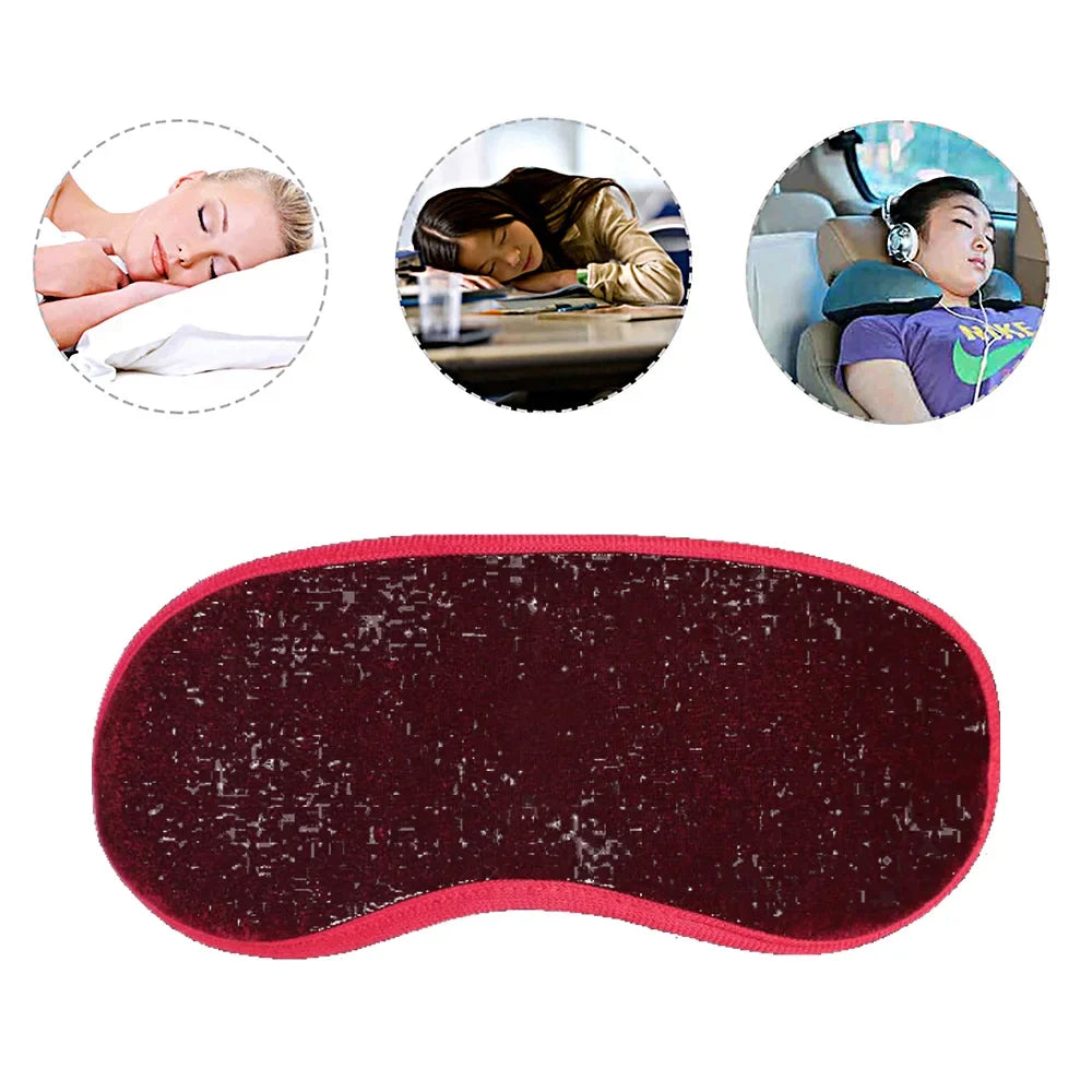 Tourmaline Magnetic Sleep Eye Mask | Far Infrared Eye Massager for Fatigue Relief