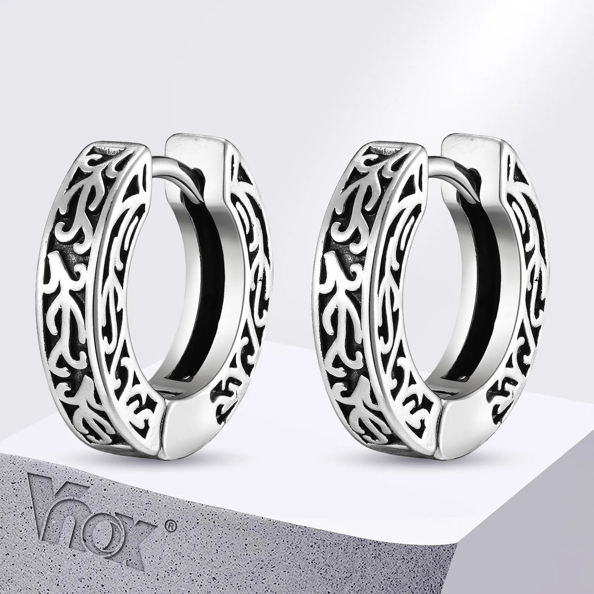 Stainless Steel Small Hoop Earrings for Men | Hypoallergenic Huggies