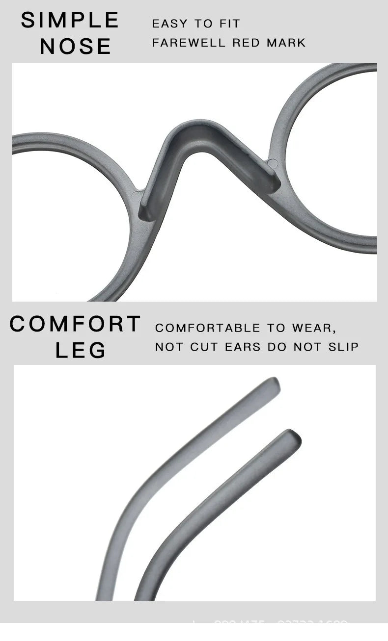 1PCS 26New Reading Glasses Man Woman High Quality Retro Circle Unisex Readers Fashion Trend Color Blocking Reading Eyeglasses