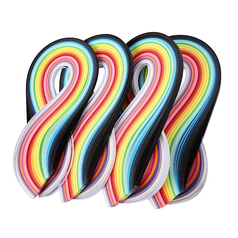 260pcs Rainbow Paper Quilling Strips Set | Paper Craft DIY Kit for Handmade Gifts