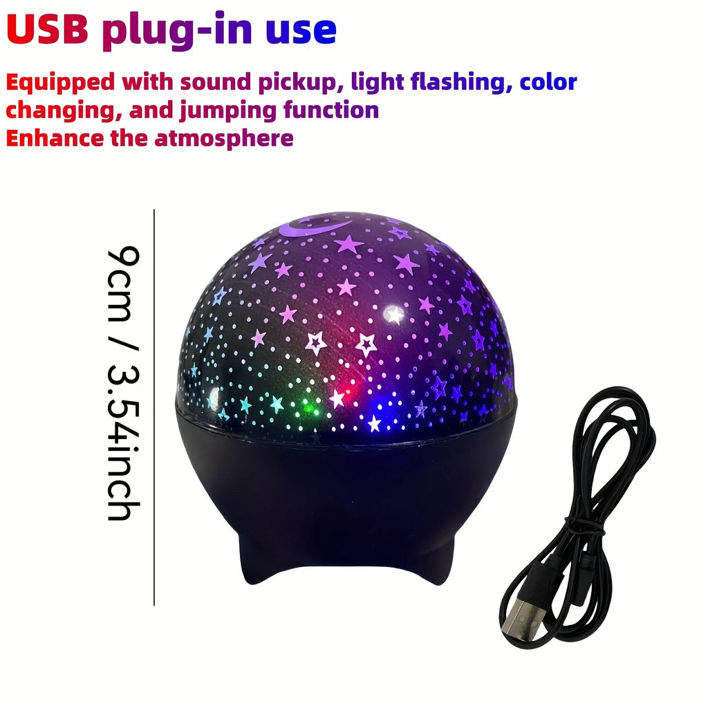 Starry Sky Projector Light | 7-Mode LED Night Light for Kids Room Decor