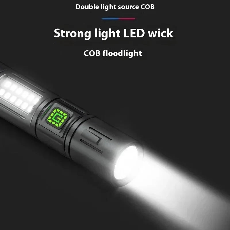 Rechargeable LED Flashlight 600 Lumen | Waterproof Camping & Emergency Torch