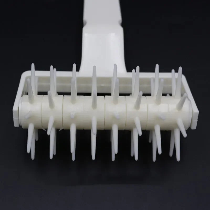 Pizza Dough Docker Roller | Plastic Pastry Perforator Wheel for Baking
