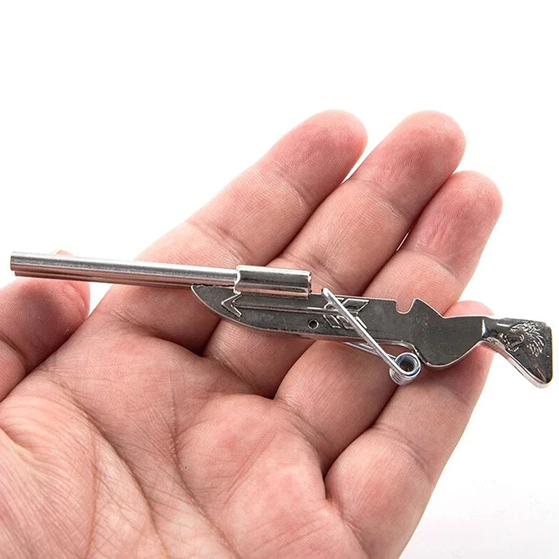 Mini Toothpick Gun | Metal Shooting Toy for Fun and Decompression