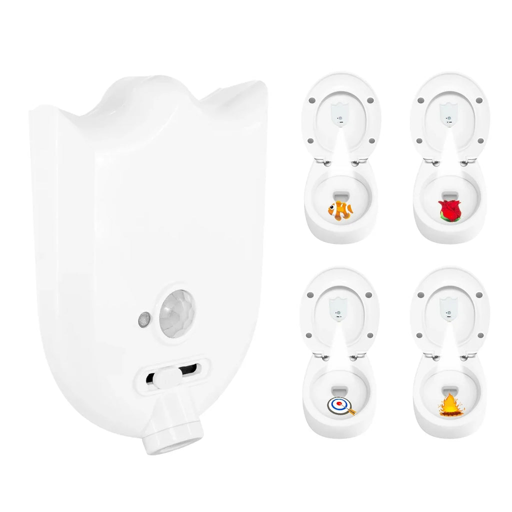 Motion Sensor Toilet Night Light | LED Projection Lamp with Auto Sensor