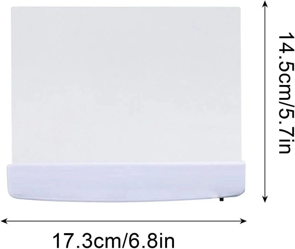LED Book Light Eye Caring Flat Plate Panel Bookmark Light | Portable Reading Lamp for Bed Travel
