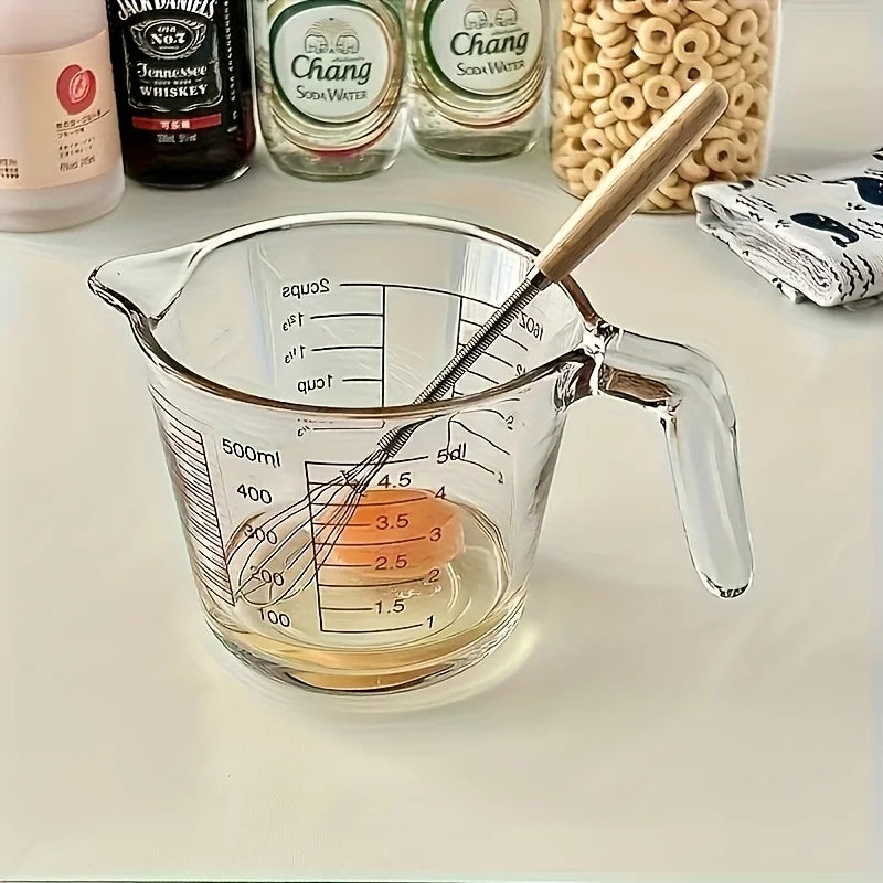 1pc/3pcs Set of Whisks with Solid Wood Handles | Stainless Steel Kitchen Whisk and Cream Mixer