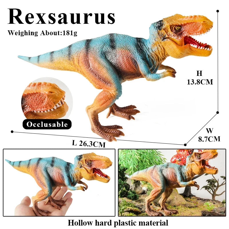 Oenux Dinosaurs World Action Figures | Savage Jurassic Indominus Rex Spinosaurus Triceratops Collection