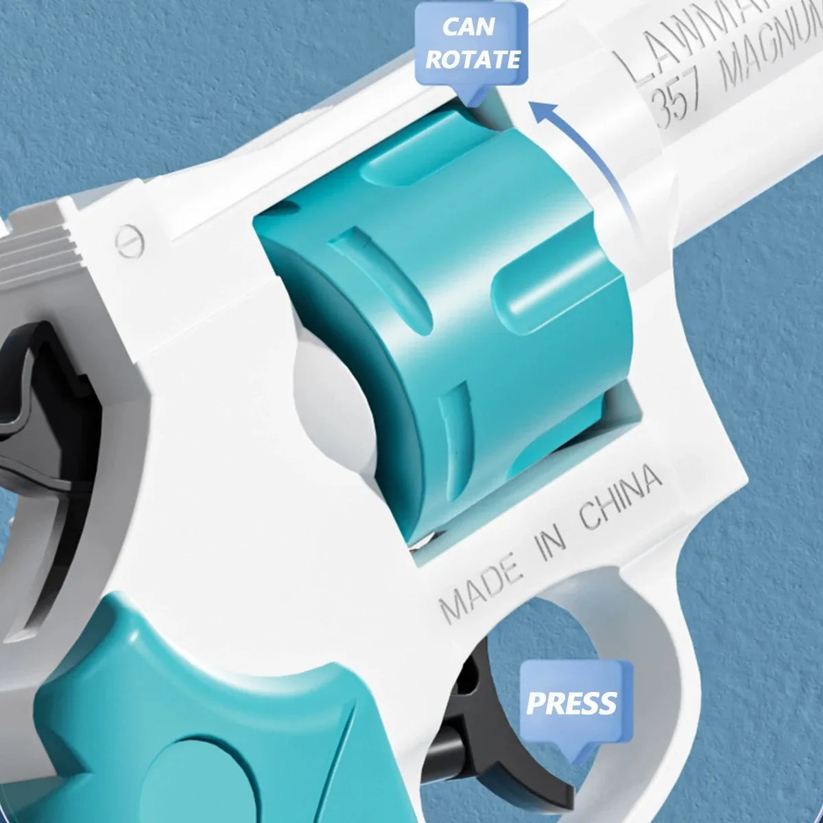 Water Blaster Revolver Toy | High-Powered Outdoor Water Gun for Kids