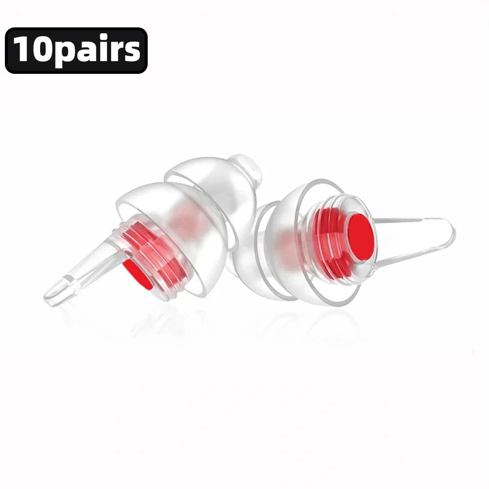 Ear Plugs High Fidelity Concert - Ear Protection for Concerts, Musicians Reusable/Hypoallergenic Earplugs - Noise Reduction
