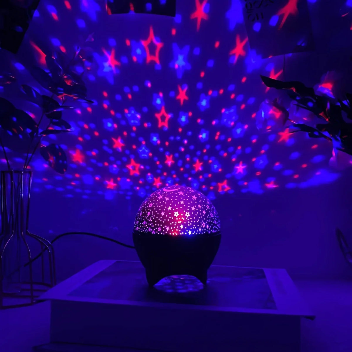 LED Starry Sky Projector Light | 7 Modes Night Light with Music Sync
