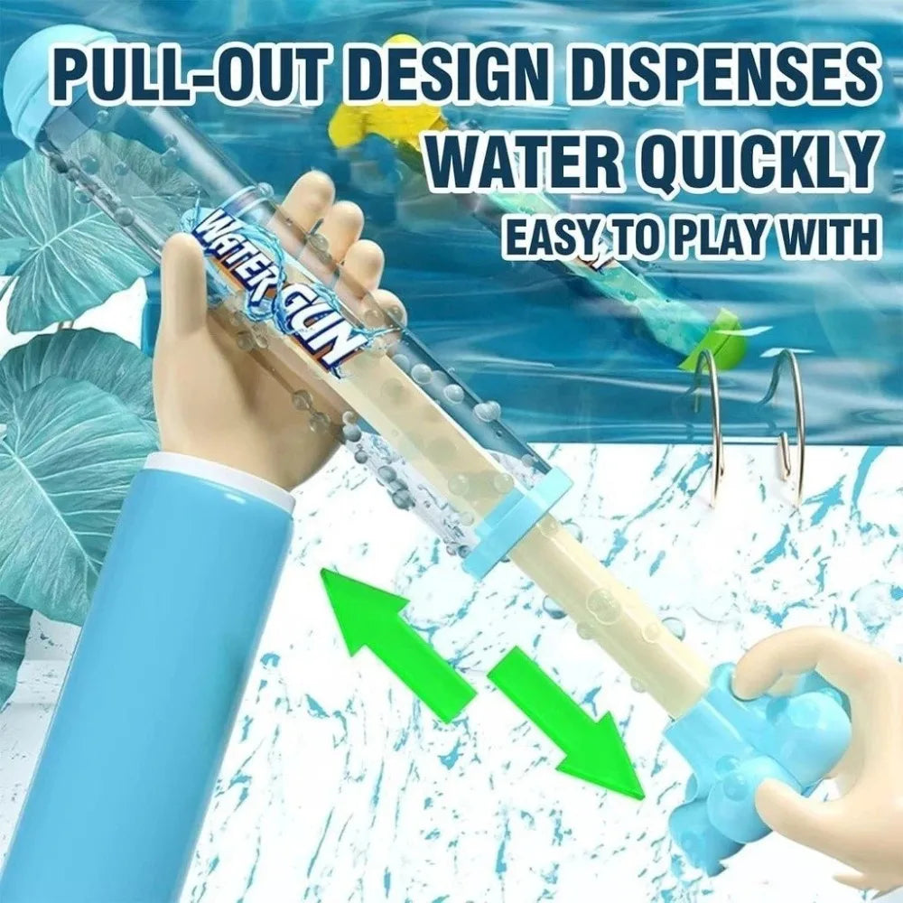 Romantic Pull-Back Water Gun | Fireworks Spray Toy for Outdoor Splash Games