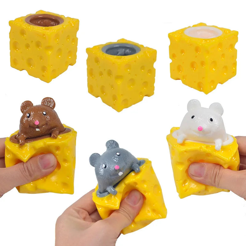 Pop Up Hide and Seek Fidget Toy | Squeeze Stress Relief Figure for Kids and Adults