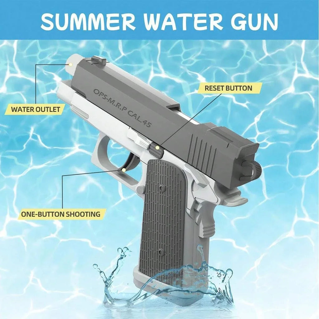 Rechargeable Automatic & Manual Electric Water Gun | 32 FT Range for Kids & Adults
