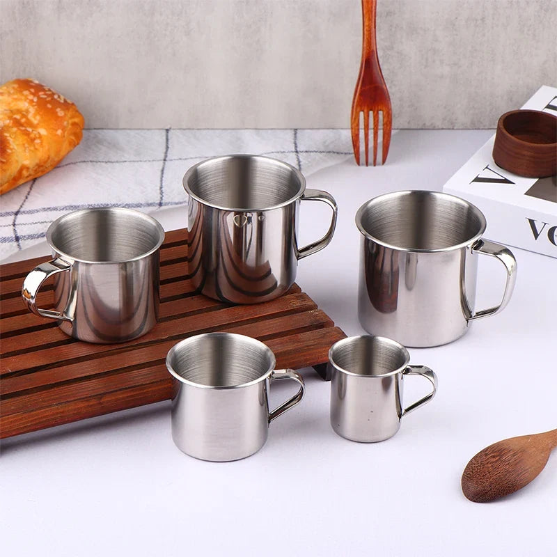 Stainless Steel Coffee Mug with Handle | Unbreakable Travel Cup
