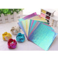 100Pcs Glitter Origami Paper Squares | Sparkling Lucky Bird Craft Sheets