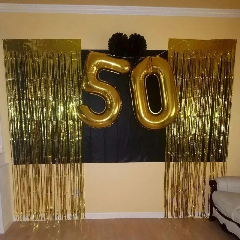 Large Gold Number Balloon 40 Inch | Milestone Birthday & Anniversary Decoration