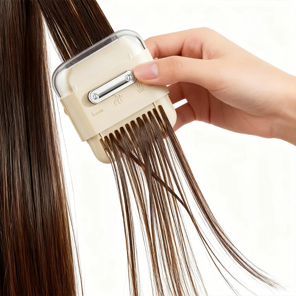 Double-Headed Manual Hair Cutting Tool 6-in-1 Trimmer Comb Bang Thinning Remover Salon Styling Supply