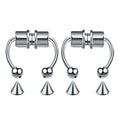Stainless Steel Magnet Fake Nose Ring Hoop Fake Piercing Hoop Septum Rings For Women Fashion Gothic Rock Body Jewelry Gifts