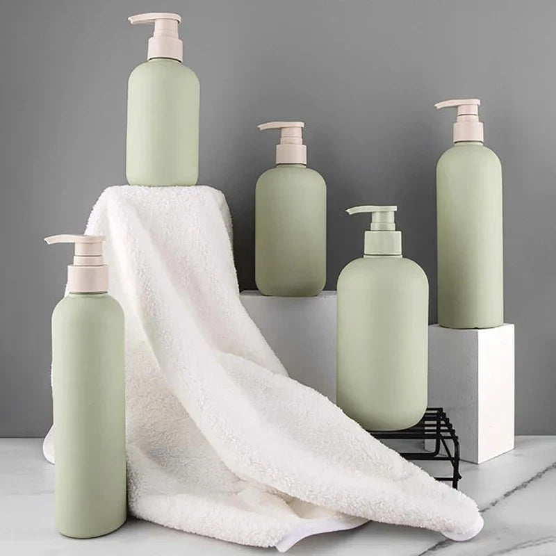 Refillable Foaming Soap Dispenser | Rustproof Plastic Shampoo and Shower Bottle for Kitchen and Bathroom