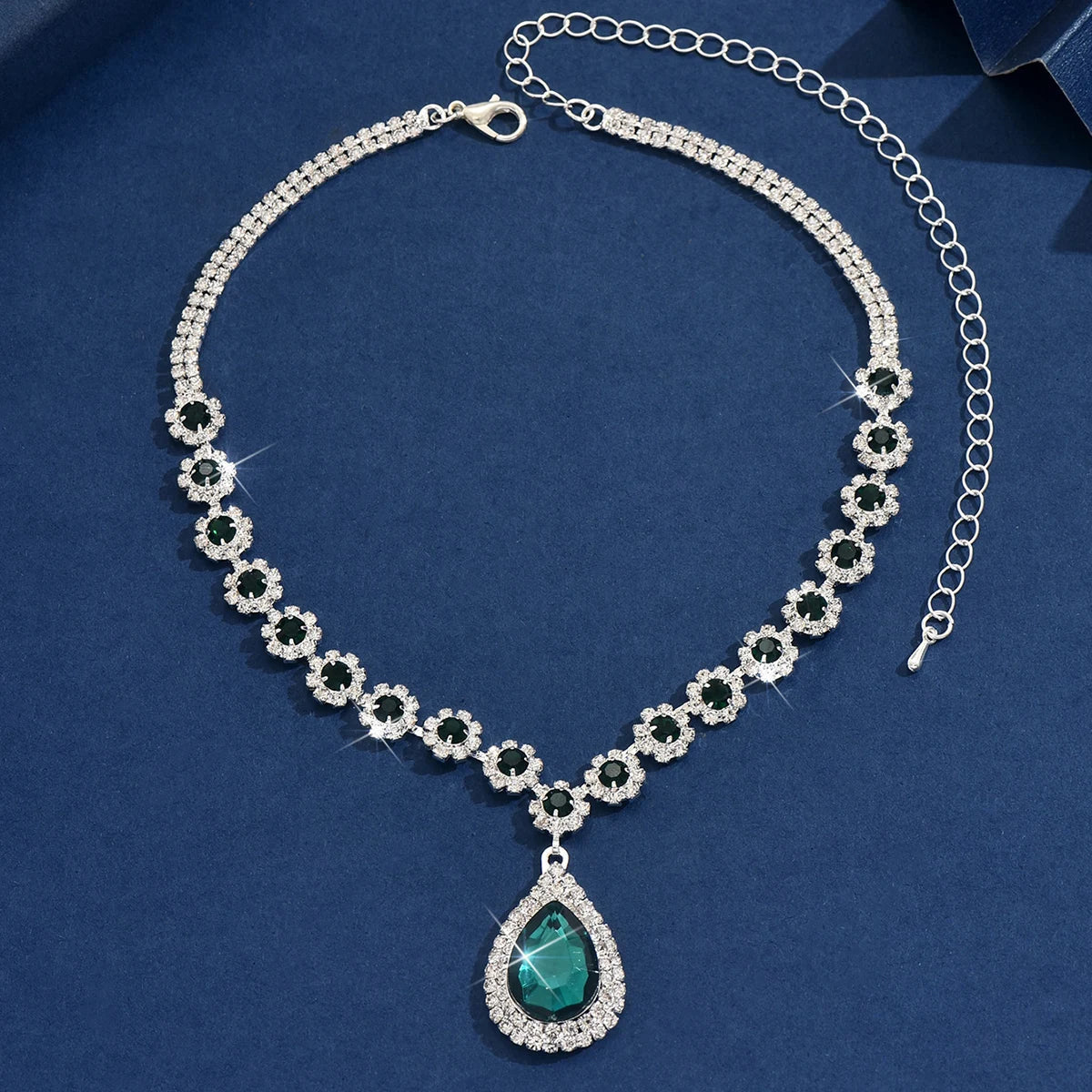 1PC Women's Fashion Waterdrop Flower Design Necklace Jewelry Suitable for Date, Party, Festival Gifts-2172