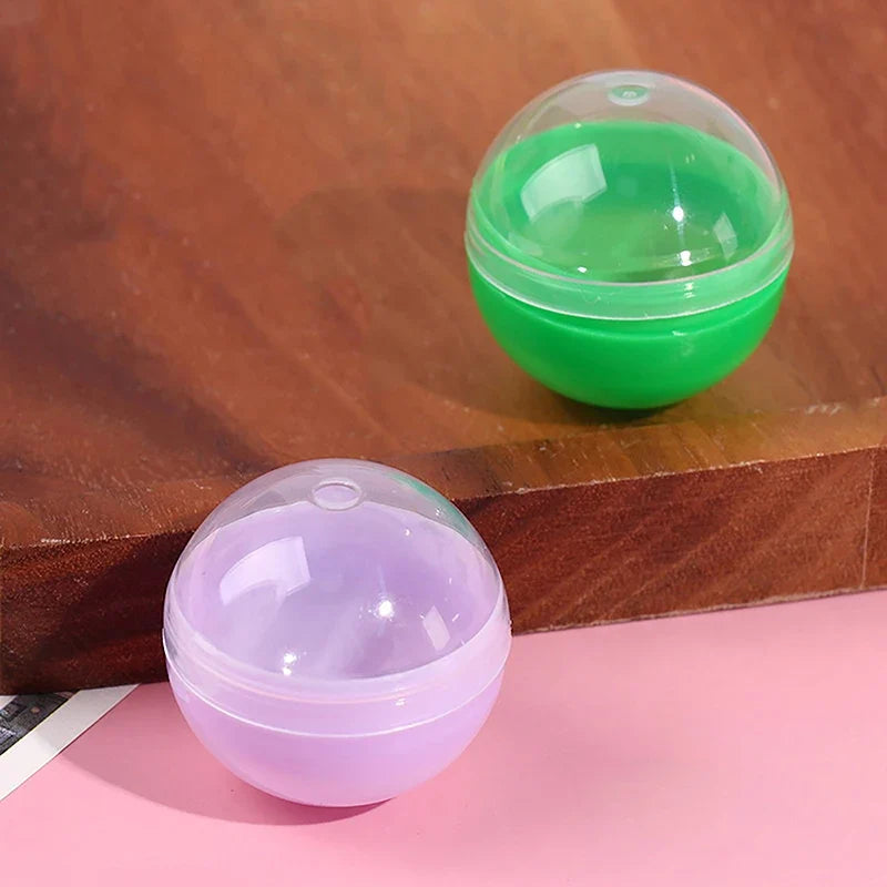 50Pcs Clear Plastic Capsules 32mm | Surprise Toy Containers for Vending Machines