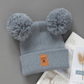 Baby Knit Pom Pom Hat | Warm Winter Cap for Toddlers