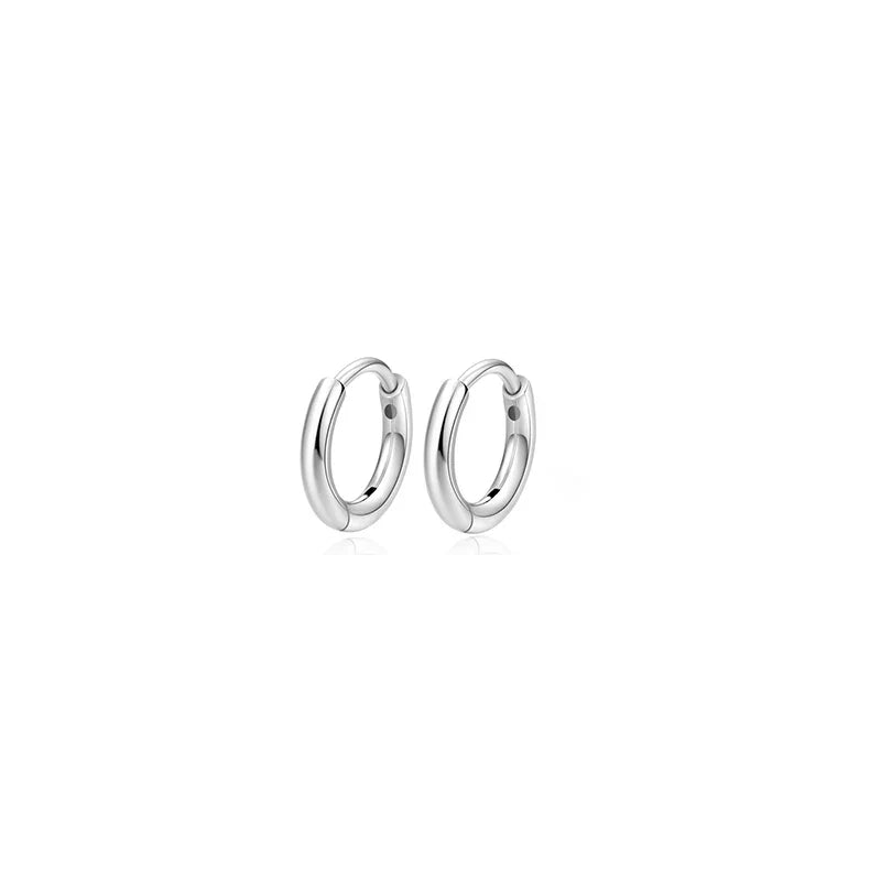 1/6 Pairs Hypoallergenic Screw Back Earrings, Flat Back Earrings Hoops Cat Turtle Cartilage Helix Tragus Piercing Jewelry