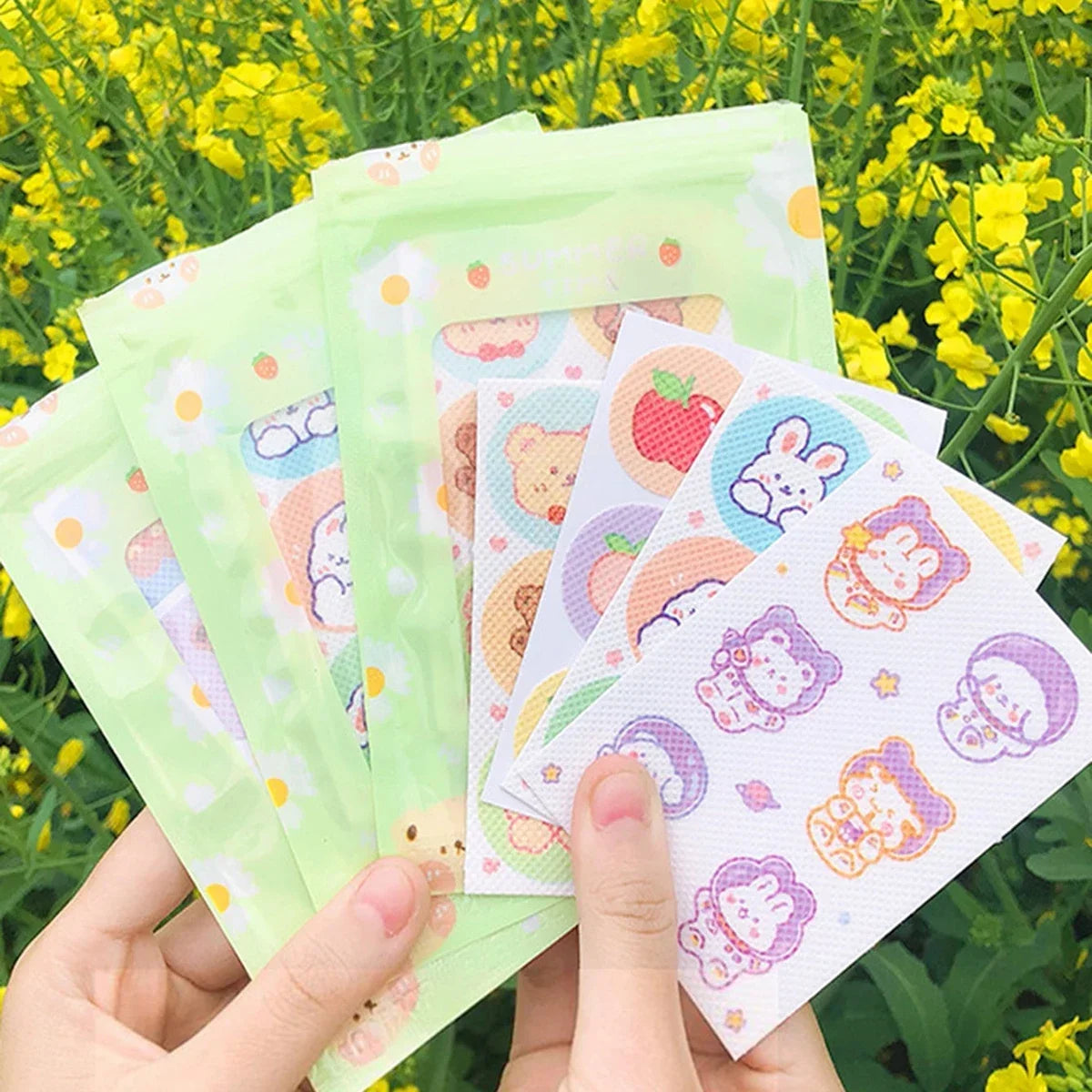 18 Pack Girl Heart Mosquito Repellent Patches | Portable Mosquito Stickers for Kids